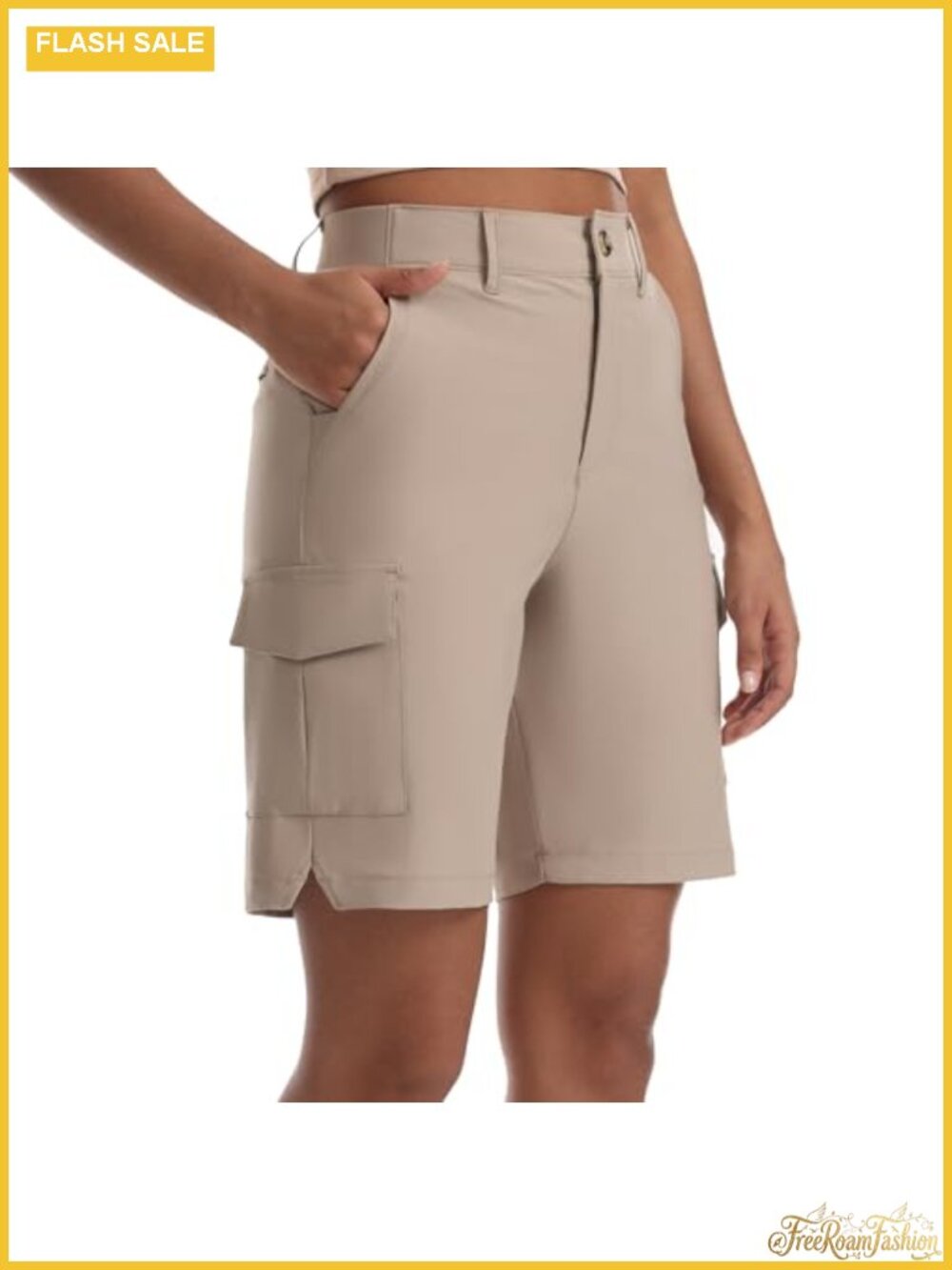 Quick-Dry Lightweight Cargo Golf Shorts 5 Pockets UPF Water Resistant